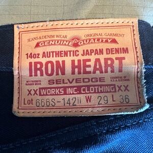 Iron Heart Selvedge Denim Men’s